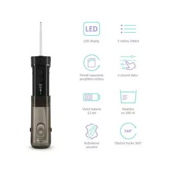 TrueLife AquaFloss Mini M50 - oralni irigator - crni
