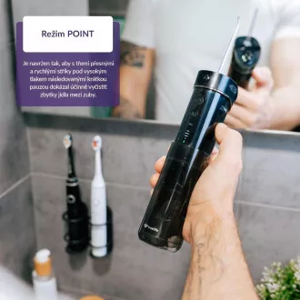 TrueLife AquaFloss Mini M50 - oralni irigator - crni