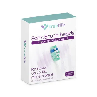 TrueLife SonicBrush Clean-series glave Standardne bijele boje, pakiranje od 8 komada TrueLife SonicBrush Clean-series glave Standardne bijele boje, pakiranje od 8 komada