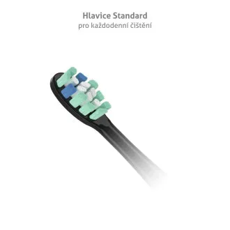 TrueLife SonicBrush Clean-series glave Standardne crne boje, pakiranje od 8 komada