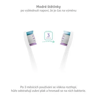 TrueLife SonicBrush glave Clean-serije, osjetljive bijele, pakiranje od 2 komada