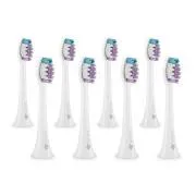 TrueLife SonicBrush glave Clean-serije, osjetljive bijele, pakiranje od 8 komada