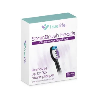 TrueLife SonicBrush glave Clean-serije, osjetljive crne, pakiranje od 8 komada TrueLife SonicBrush glave Clean-serije, osjetljive crne, pakiranje od 8 komada