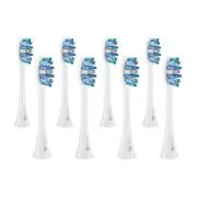 TrueLife SonicBrush glave Clean-serije, pakiranje od 8 komada, izbijeljene bijele