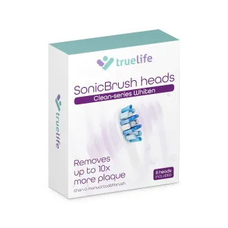 TrueLife SonicBrush glave Clean-serije, pakiranje od 8 komada, izbijeljene bijele TrueLife SonicBrush glave Clean-serije, pakiranje od 8 komada, izbijeljene bijele
