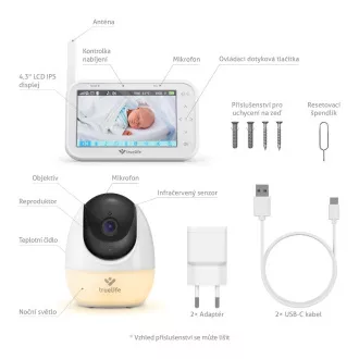 TrueLife NannyCam R4 Pro - digitalni video monitor za bebe TrueLife NannyCam R4 Pro - digitalni video monitor za bebe