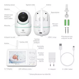 TrueLife NannyCam R4i - digitalni video monitor za bebe TrueLife NannyCam R4i - digitalni video monitor za bebe