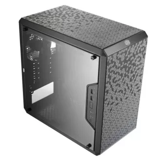 Cooler Master kućište MasterBox Q300L, mATX, prozirna bočna ploča, 1x 120 mm ventilator, crna