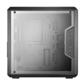 Cooler Master kućište MasterBox Q300L, mATX, prozirna bočna ploča, 1x 120 mm ventilator, crna