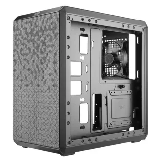 Cooler Master kućište MasterBox Q300L, mATX, prozirna bočna ploča, 1x 120 mm ventilator, crna