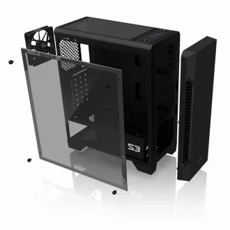 ZALMAN kućište S3, ATX bez napajanja ZALMAN kućište S3, ATX bez napajanja