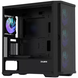 Zalman kućište Z10 Duo / ATX / 4x120 mm ARGB ventilator / 2xUSB 3.0 / USB-C / kaljeno staklo
