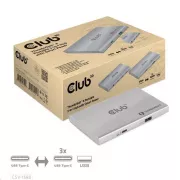 Club3D hub Thunderbolt 4 prijenosni 5-u-1 hub sa pametnim napajanjem