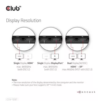 Club 3D USB-C 8-u-1 priključna stanica, 1xDP, 1xHDMI, 1xUSB-C PD100W, 2xUSB, čitač SD kartica, siva Club 3D USB-C 8-u-1 priključna stanica, 1xDP, 1xHDMI, 1xUSB-C PD100W, 2xUSB, čitač SD kartica, siva