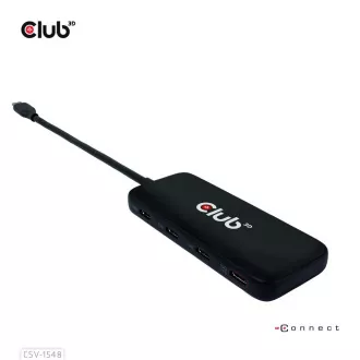 Club3D čvorište 1xUSB-C do 4xUSB-C, 10Gbps priključak, PD 3.0