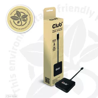 Club3D Video hub MST USB-C na 2xHDMI + USB-C PD 3.0, 4K60Hz Club3D Video hub MST USB-C na 2xHDMI + USB-C PD 3.0, 4K60Hz