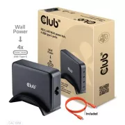 Club3D putni punjač 240W GaN tehnologija, 4xUSB-C, PPS + PD 3.1 podrška