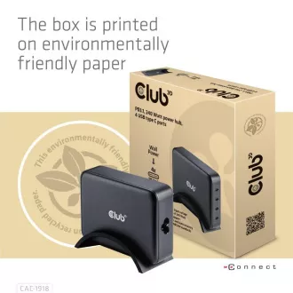 Club3D putni punjač 240W GaN tehnologija, 4xUSB-C, PPS + PD 3.1 podrška