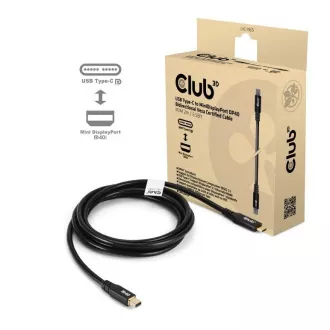 Club3D kabel USB-C na MiniDisplayPort 2.1, 8K30Hz, DSC1.2, UHBR10, 2m Club3D kabel USB-C na MiniDisplayPort 2.1, 8K30Hz, DSC1.2, UHBR10, 2m