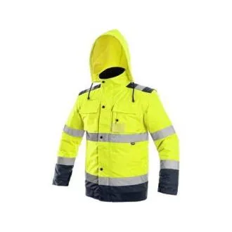 CXS LUTON jakna, visoke vidljivosti, muška, žuto-plava, veličina XL CXS LUTON jakna, visoke vidljivosti, muška, žuto-plava, veličina XL