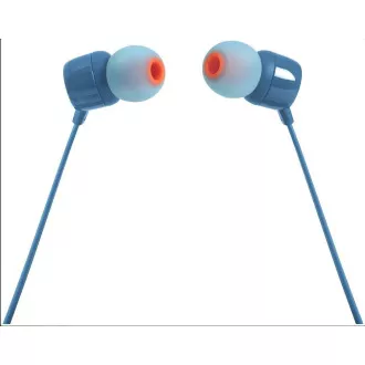 JBL T110 crne slušalice u uhu, 3,5 mm priključak, mikrofon, plave boje JBL T110 crne slušalice u uhu, 3,5 mm priključak, mikrofon, plave boje