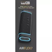 WG - Bluetooth zvučnik WG AirFlex7, 10W, TWS, LED, crni