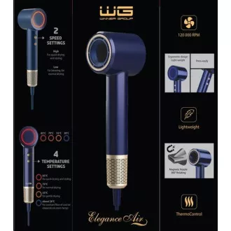 WG - Sušilo za kosu WG Elegance Air, 1600W, plavo WG - Sušilo za kosu WG Elegance Air, 1600W, plavo
