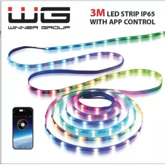 WG - Pametna LED traka WG18, 3 metra, s aplikacijom, IP 65, USB-A WG - Pametna LED traka WG18, 3 metra, s aplikacijom, IP 65, USB-A