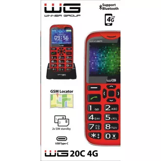WG - Mobitel WG20C, 4G, tipkovnica, crvena WG - Mobitel WG20C, 4G, tipkovnica, crvena