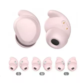 WG - Bluetooth slušalice WG AirFlex 4, Sleeping Buds, ANC, ružičaste