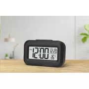 WG - Budilica s unutarnjim termometrom WG DigiTherm Alarm, crna