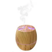 WG - Aroma difuzor + ovlaživač zraka + LED lampa, drvce