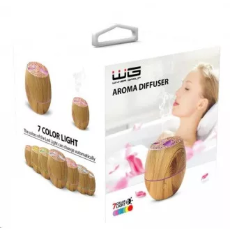 WG - Aroma difuzor + ovlaživač zraka + LED lampa, drvce WG - Aroma difuzor + ovlaživač zraka + LED lampa, drvce