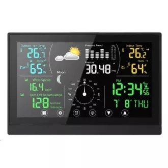 WG - WG1 meteorološka stanica s dodirnim zaslonom i priborom, anemometrom, mjeračem kiše