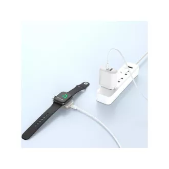 WG - Magnetski punjač s USB-C priključkom za Apple Watch, bijelo-srebrni WG - Magnetski punjač s USB-C priključkom za Apple Watch, bijelo-srebrni