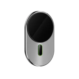 WG - Auto punjač WG 27, 15W, s bežičnim punjenjem za iPhone uređaje koji podržavaju MagSafe, sivi