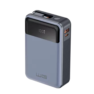 WG - Power Bank 20000 mAh, USB-C PD 65W, crna