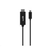 WG - Type-C na HDMI podatkovni kabel, 3 metra, 4K, crni