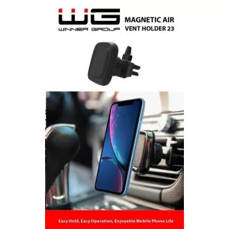 WG - Držač za automobil WG 23, univerzalni, magnetski, kockasti, crni