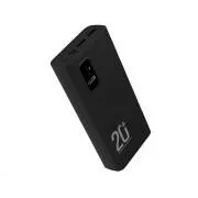 WG - Power Bank 20000 mAh, USB-C PD 20W + USB-A QC 3.0 22.5W, crna
