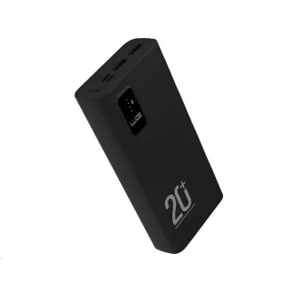 WG - Power Bank 20000 mAh, USB-C PD 20W + USB-A QC 3.0 22.5W, crna