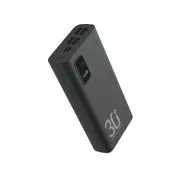 WG - Power Bank 30000 mAh, USB-C PD 20W, crna