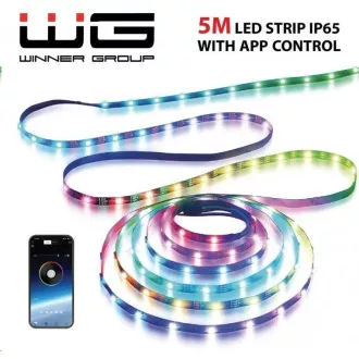WG - LED traka WG2, 5 metara, s aplikacijom, IP 65