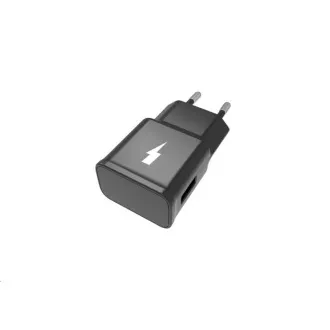 WG - Brzi punjač 1x USB-A, Quick Charge 3.0, 5V-9V-12V, crni