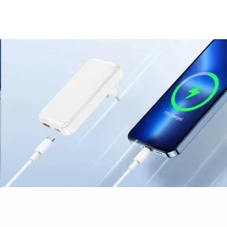 WG - Mrežni punjač GaN 2x USB, 1x USB-C 30W + 1x USB-A 18W, bijeli
