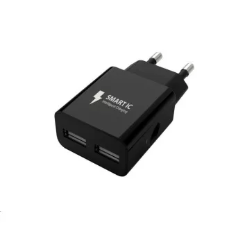 WG - Mrežni punjač 2x USB-A 2, 4A, crni