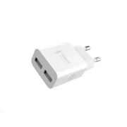 WG - Mrežni punjač 2x USB-A 2, 4A, bijeli