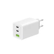WG - Mrežni punjač GaN 100W, 3x USB, 1x USB-A + 2x USB-C, bijeli