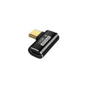 WG - Adapter s kutnim konektorom od 90 stupnjeva Type-C (muški) na USB-C (ženski)