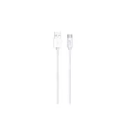 WG - Podatkovni kabel Type-C na USB-A / 2m / 3A / najlonski pleteni / bijeli